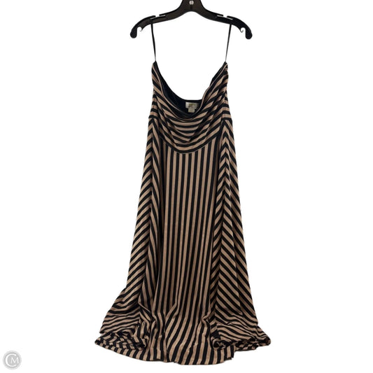 Dress Casual Short By Maeve In Black & Gold, Size: Xl