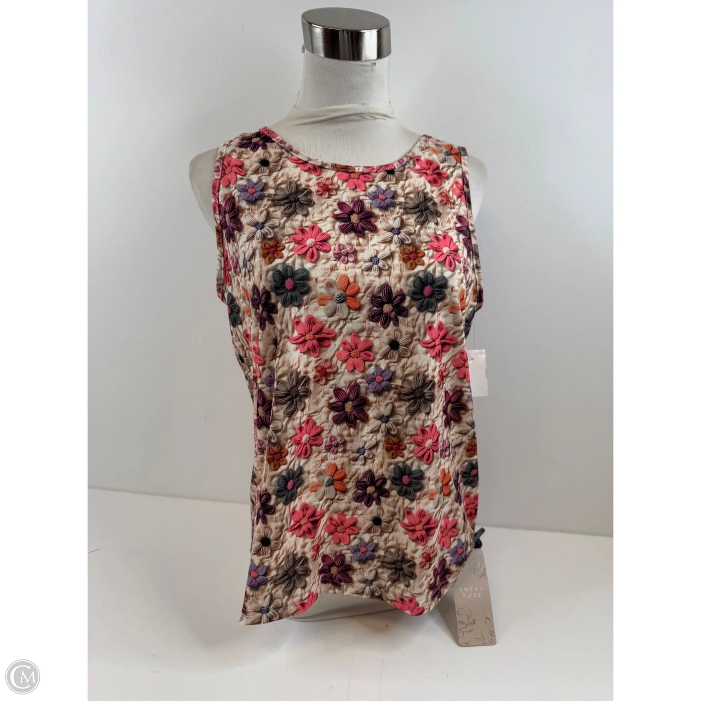 Top Sleeveless By Clothes Mentor In Pink & Purple, Size: M