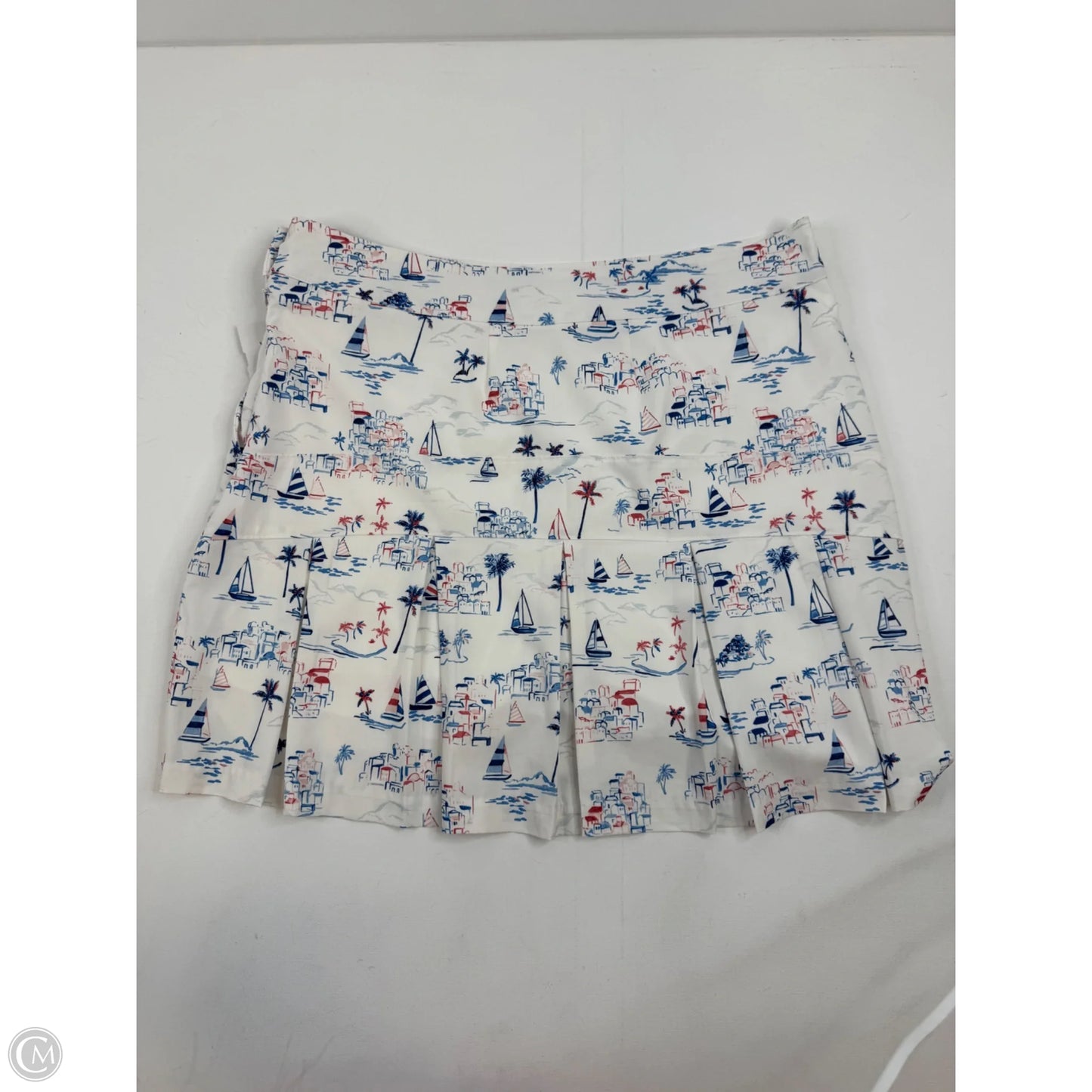 Athletic Skort By Izod In Blue & White, Size: 10