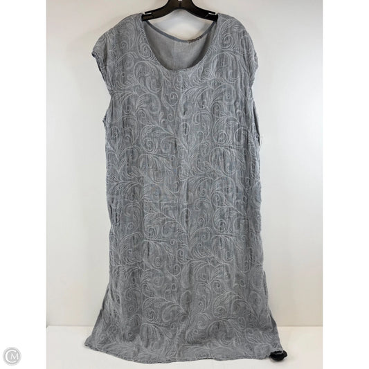 Dress Casual Short By Clothes Mentor In Blue, Size: 3x