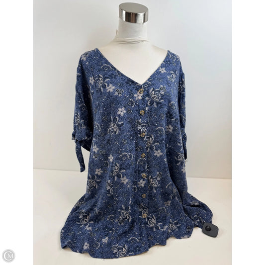 Top Short Sleeve By Torrid In Purple, Size: 3x