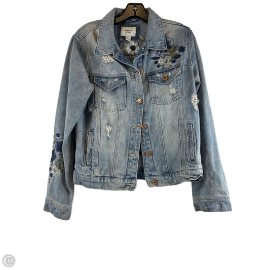 Jacket Denim By Forever 21 In Blue Denim, Size: S