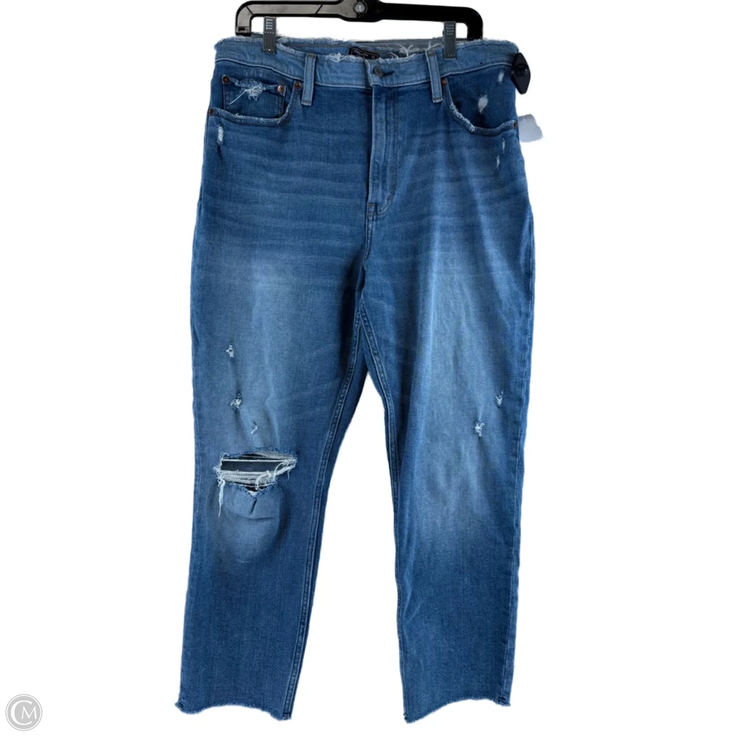 Jeans Boyfriend By Abercrombie And Fitch In Blue Denim, Size: 16