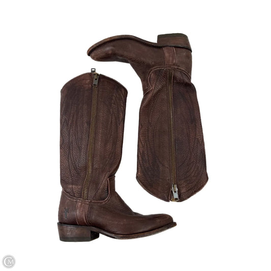 Boots Designer By Frye In Brown, Size: 8