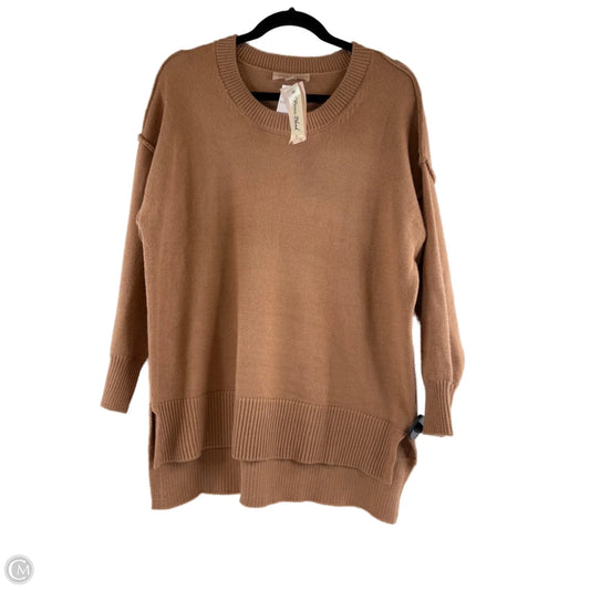 Sweater By Philosophy In Tan, Size: 1x