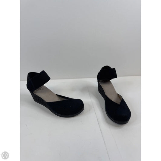 Shoes Heels Wedge By Clothes Mentor In Black, Size: 7