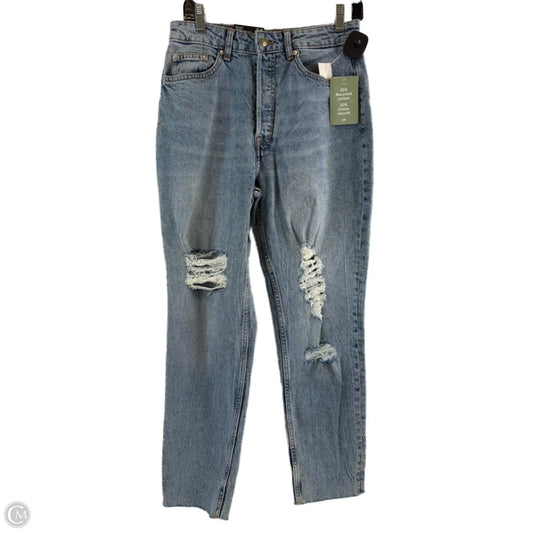 Jeans Boyfriend By Divided In Blue Denim, Size: 8