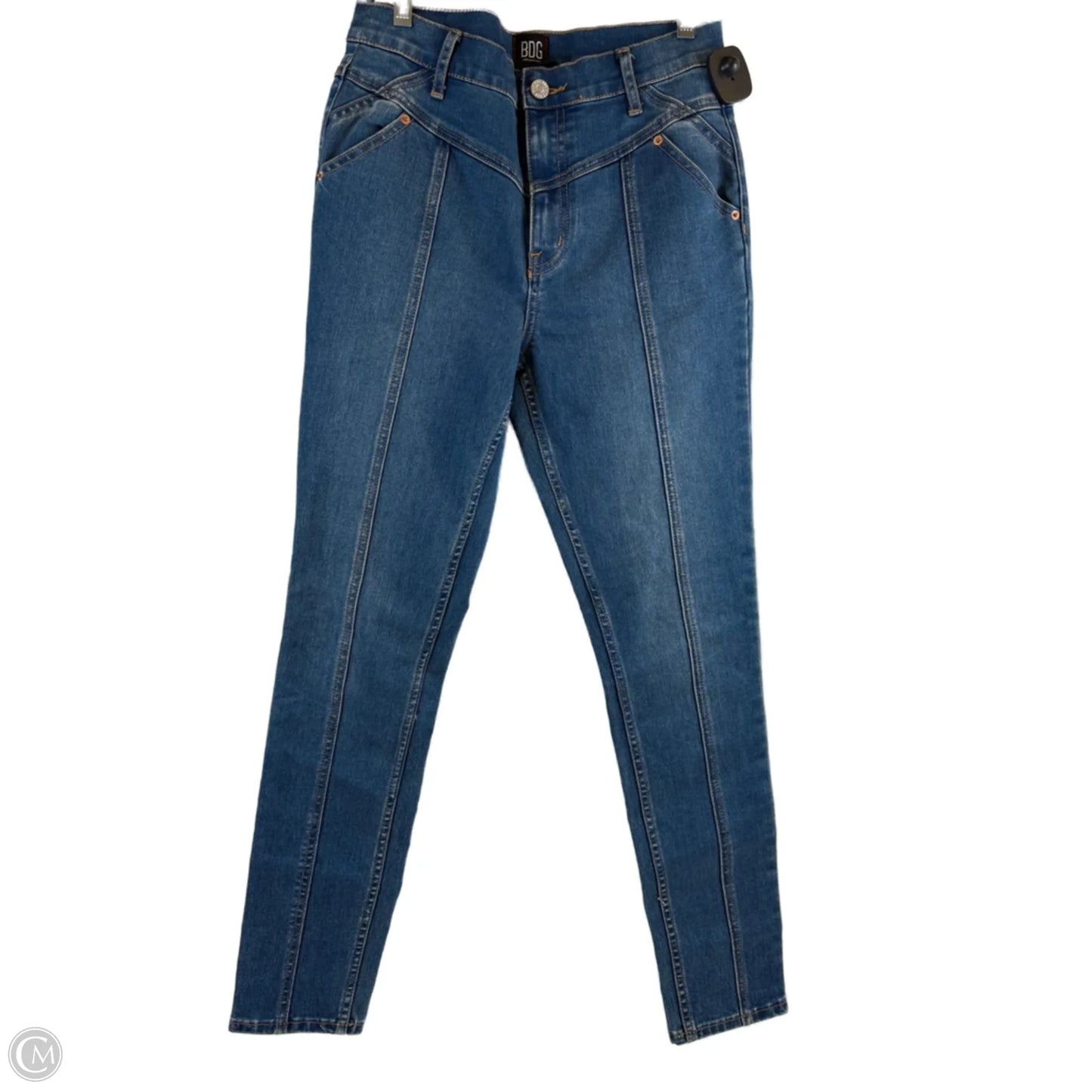 Jeans Skinny By Bdg In Blue Denim, Size: 6