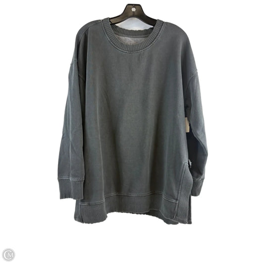 Sweatshirt Crewneck By C And C In Grey, Size: Xl