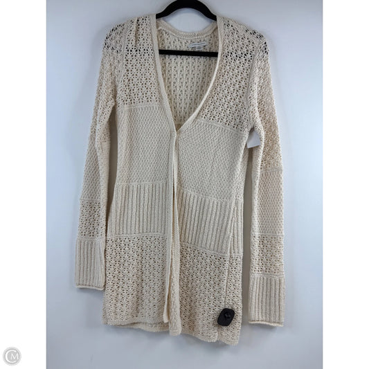 Cardigan By American Eagle In Cream, Size: S