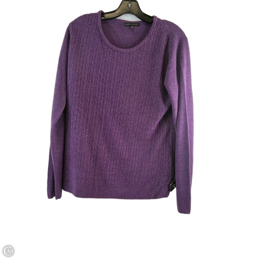 Top Long Sleeve By Clothes Mentor In Purple, Size: L