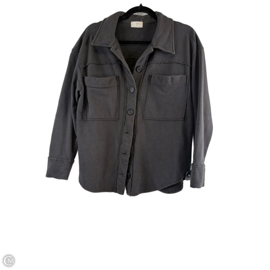 Jacket Shirt By T.la In Black, Size: Xs