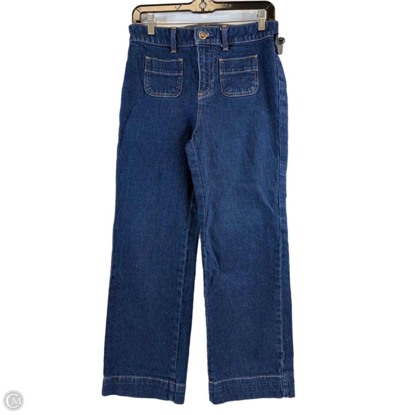 Jeans Straight By Talbots In Blue Denim, Size: 4p