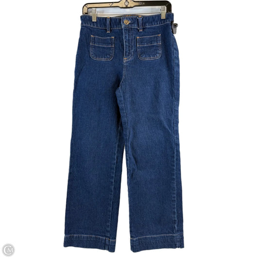 Jeans Straight By Talbots In Blue Denim, Size: 4p