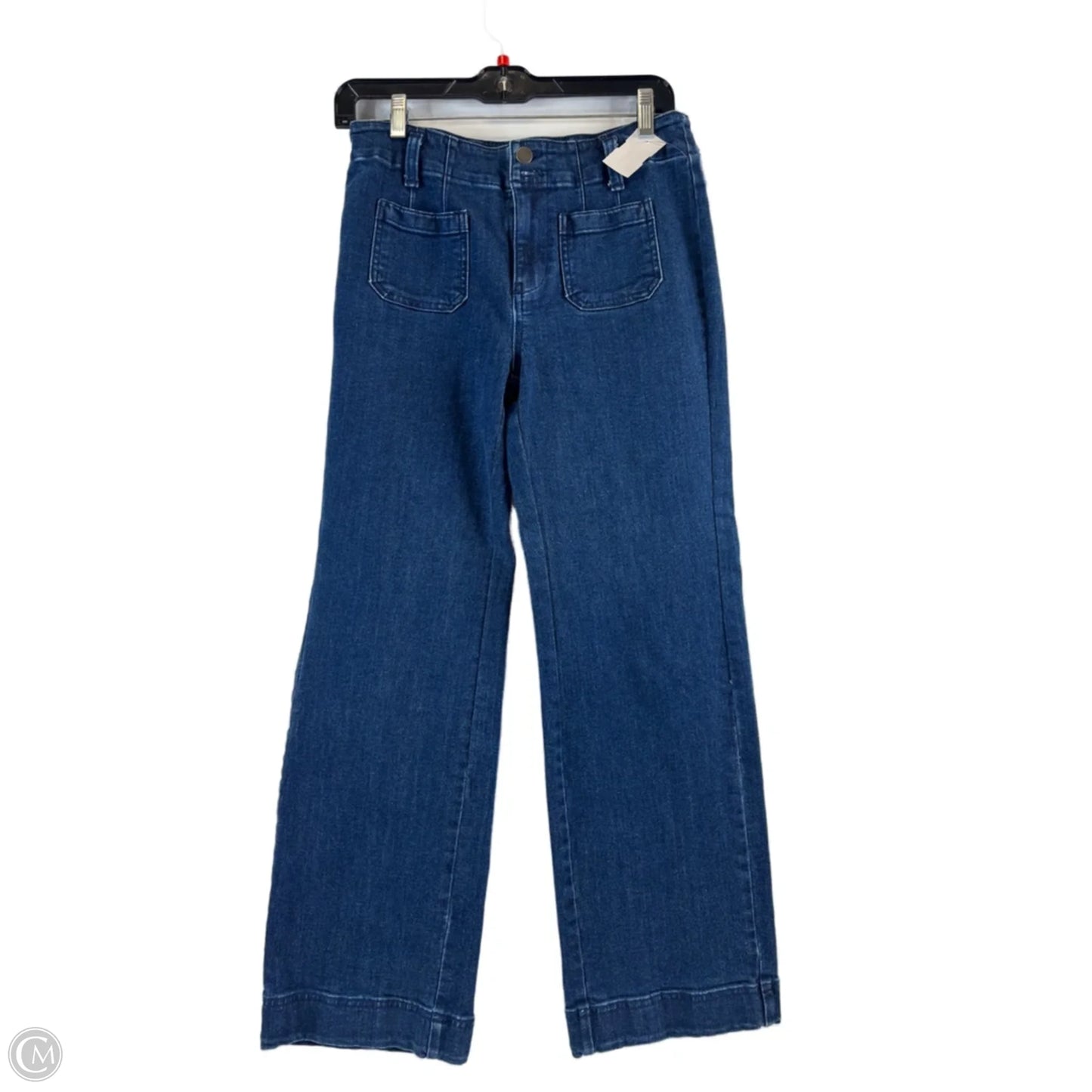 Jeans Straight By Talbots In Blue Denim, Size: 4p