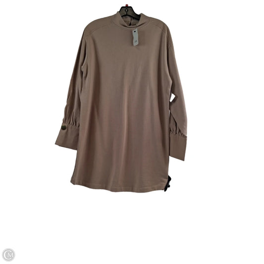Dress Casual Midi By River Island In Beige, Size: M