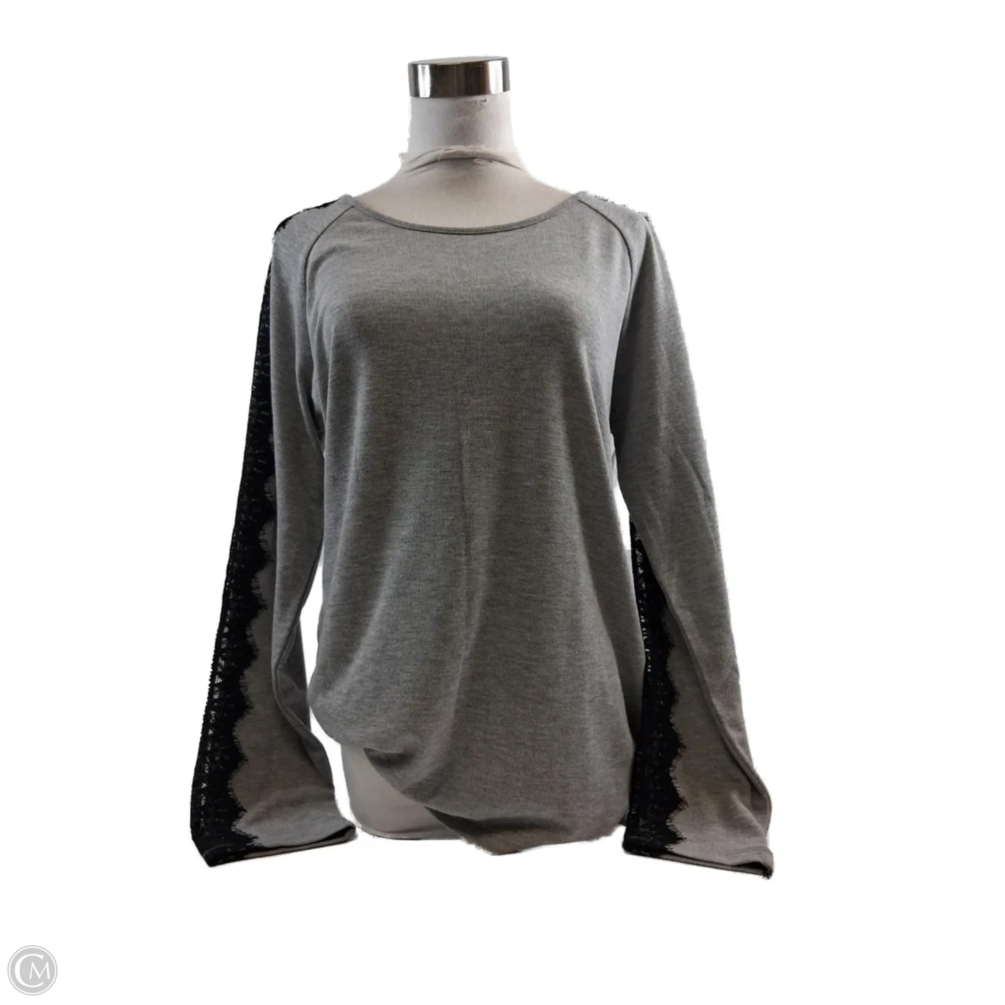 Top Long Sleeve By Ivanka Trump In Grey, Size: L