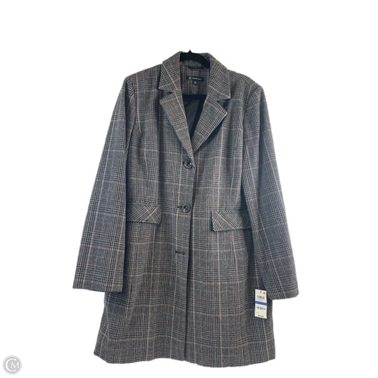 Coat Other By Inc In Grey & Pink, Size: Xl
