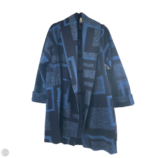 Sweater Cardigan By Clothes Mentor In Blue, Size: Xl