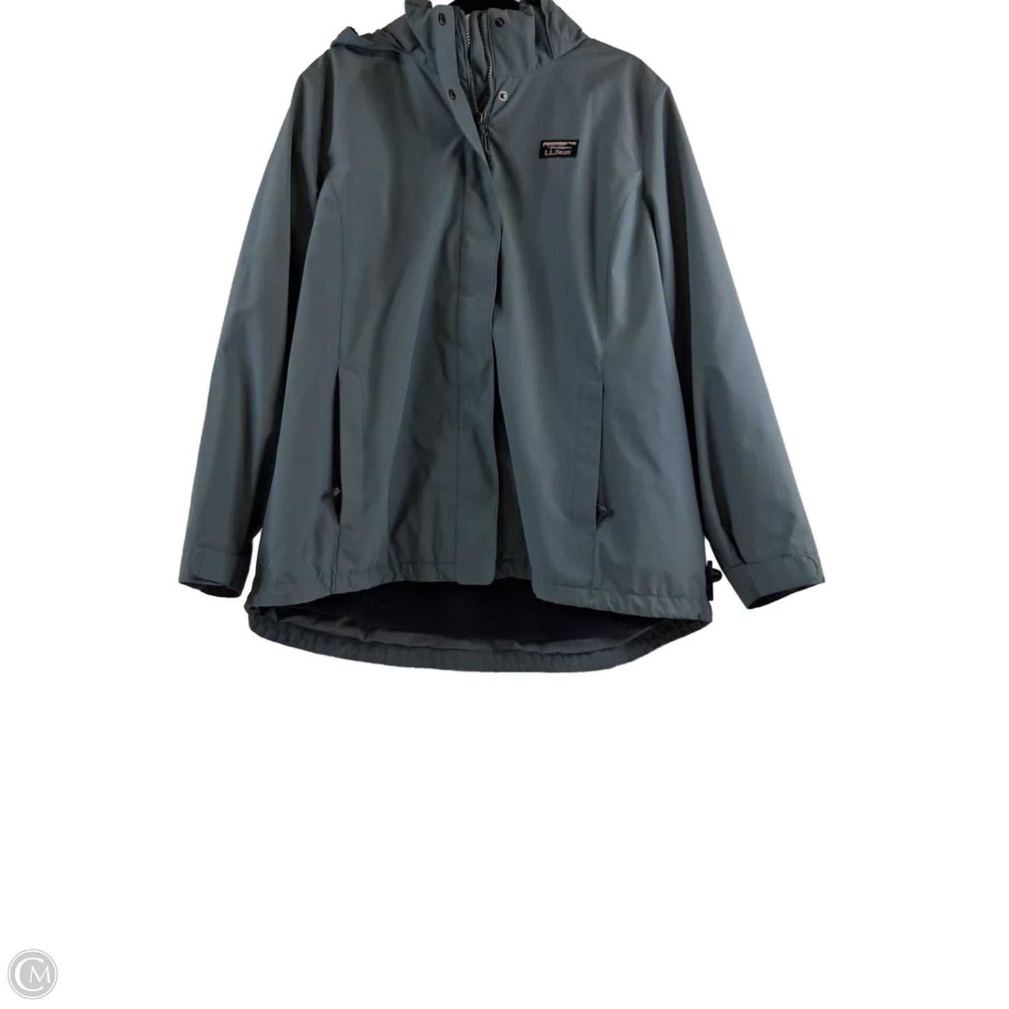 Coat Other By Lands End In Teal, Size: 2x