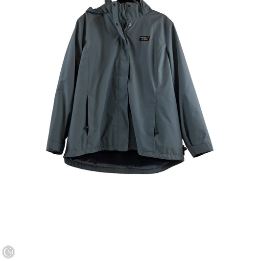 Coat Other By Lands End In Teal, Size: 2x