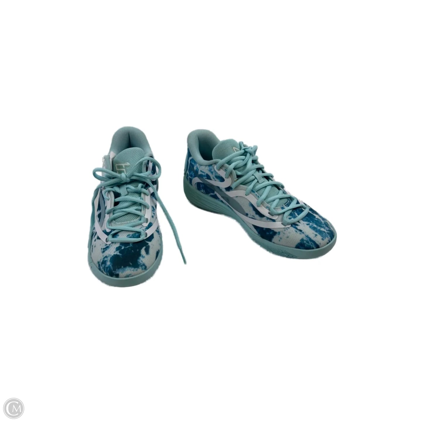 Shoes Sneakers By Puma In Blue & White, Size: 8.5