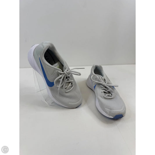 Shoes Sneakers By Nike Apparel In Grey & White, Size: 7