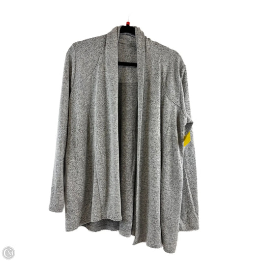 Sweater Cardigan By Habitat In Grey, Size: S