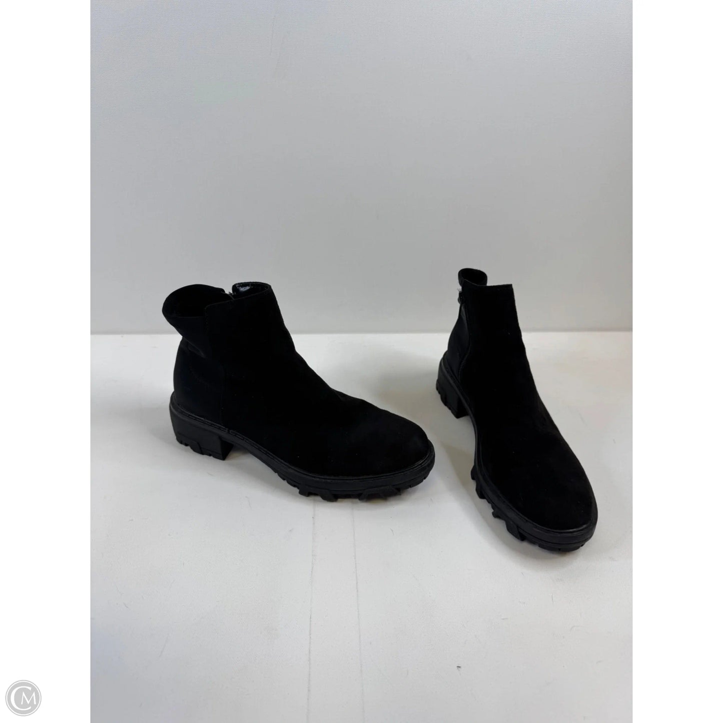 Boots Ankle Heels By Unisa In Black, Size: 7.5