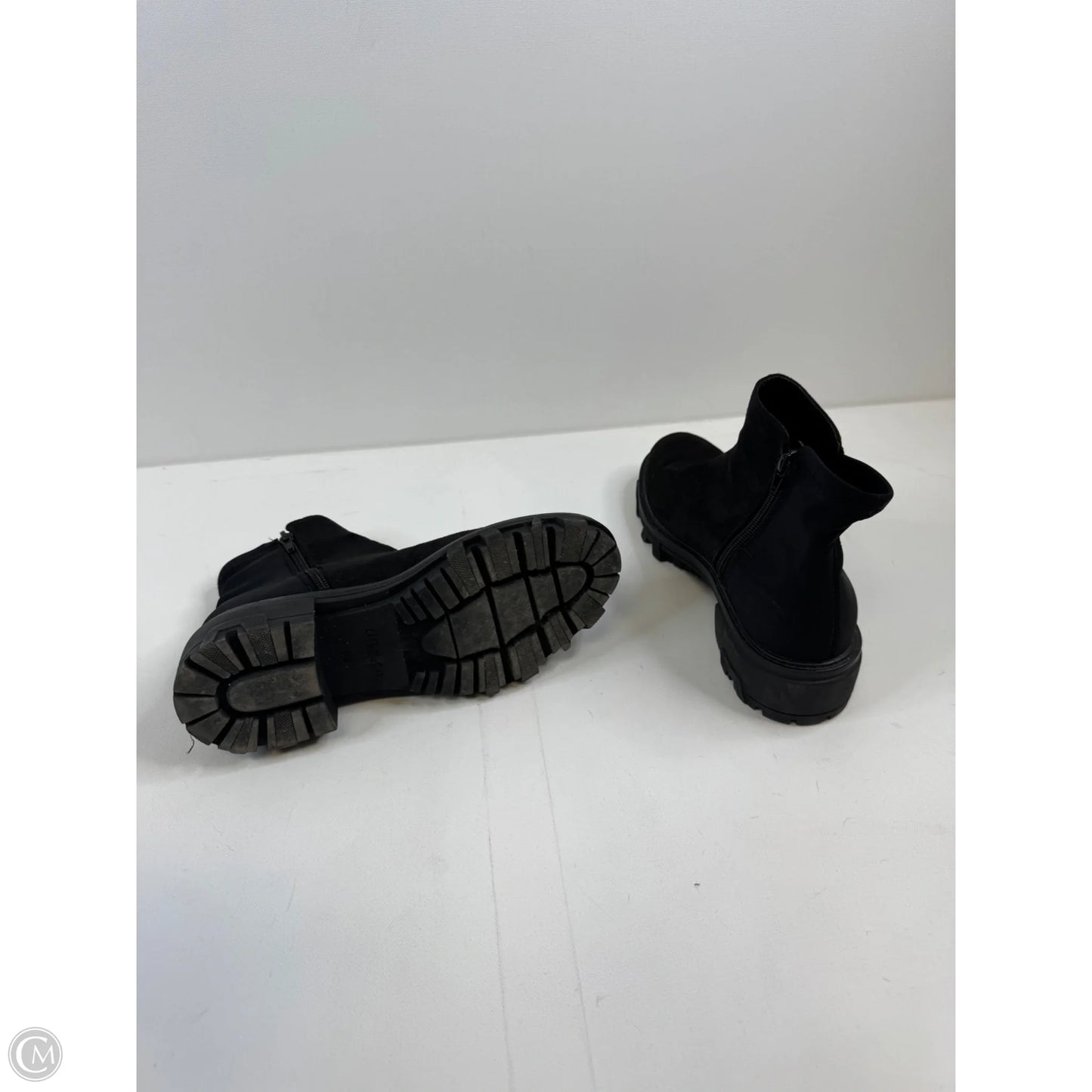 Boots Ankle Heels By Unisa In Black, Size: 7.5