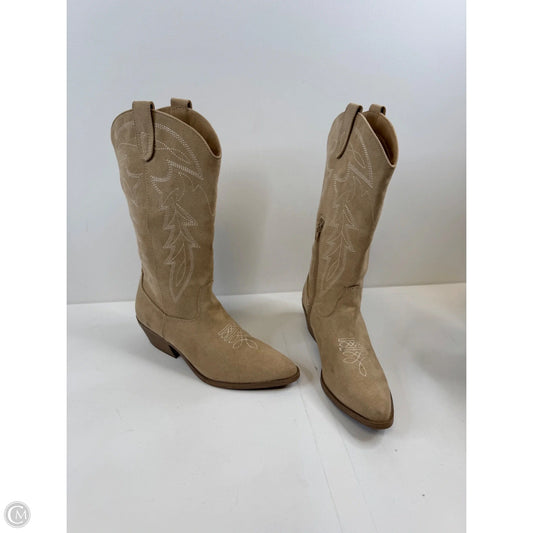Boots Western By No Boundaries In Tan, Size: 10
