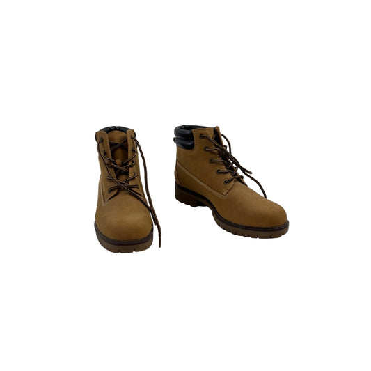 Boots Ankle Heels By Limelight In Tan, Size: 7.5