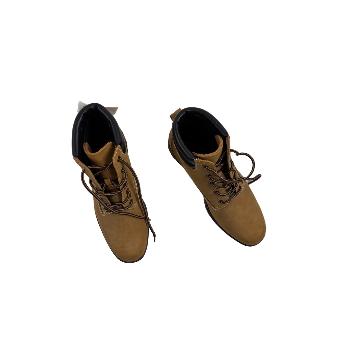 Boots Ankle Heels By Limelight In Tan, Size: 7.5