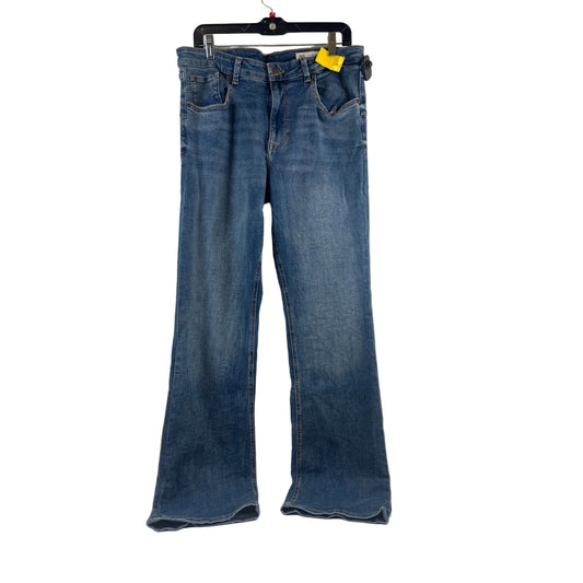 Jeans Boot Cut By Zara In Blue Denim, Size: 14