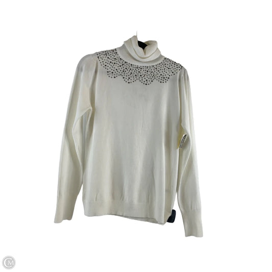 Sweater By Vila Milano In White, Size: L
