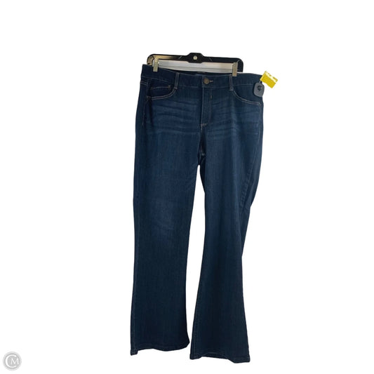 Jeans Flared By Democracy In Blue Denim, Size: 14