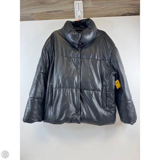 Jacket Puffer & Quilted By Urban Outfitters In Black, Size: M