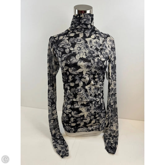 Top Long Sleeve By Cinq A Sept In Blue & Grey, Size: S
