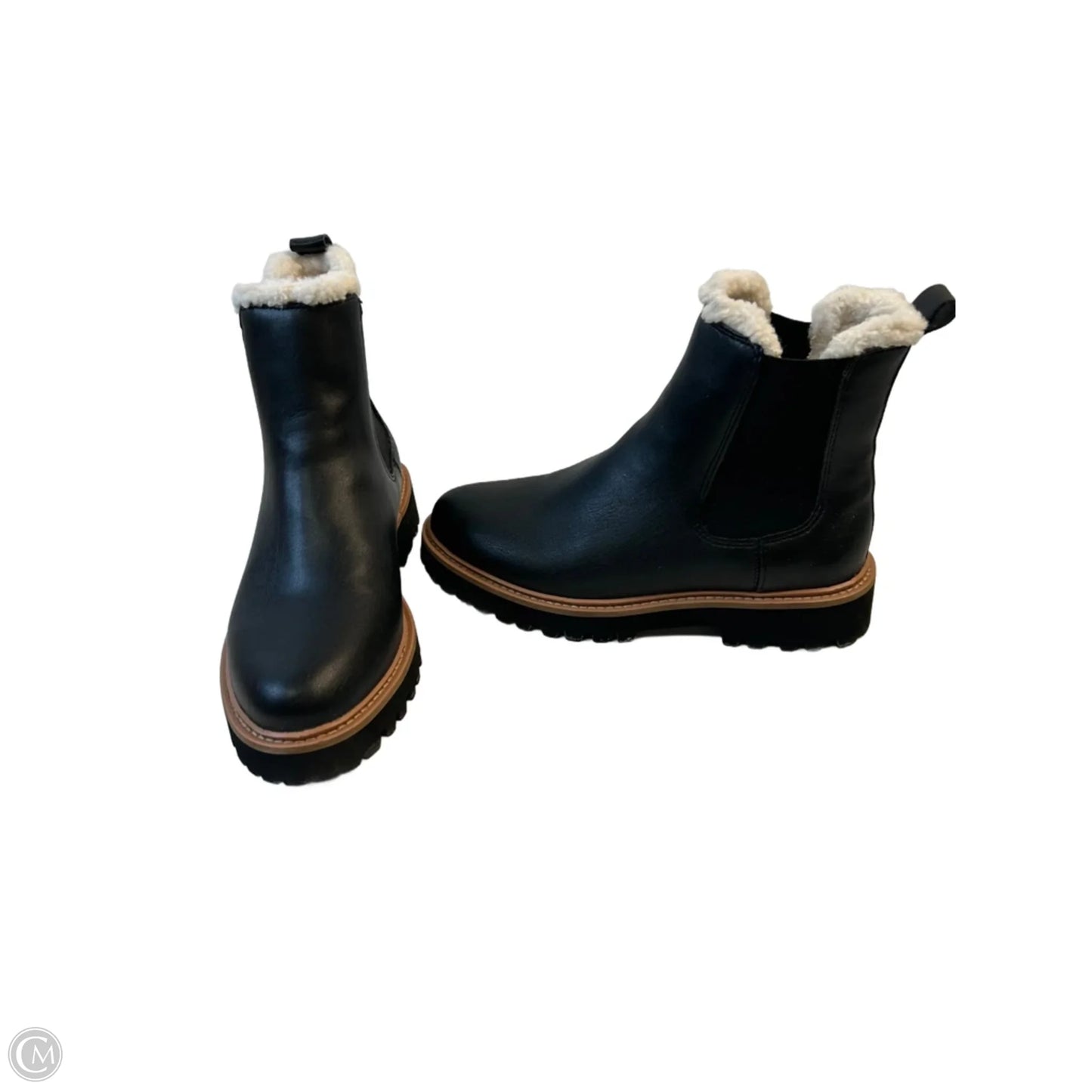 Boots Ankle Flats By J. Crew In Black, Size: 7