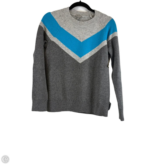 Sweater By Talbots In Blue & Grey, Size: S