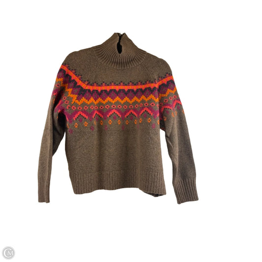 Sweater By Lou And Grey In Brown & Orange, Size: Xs