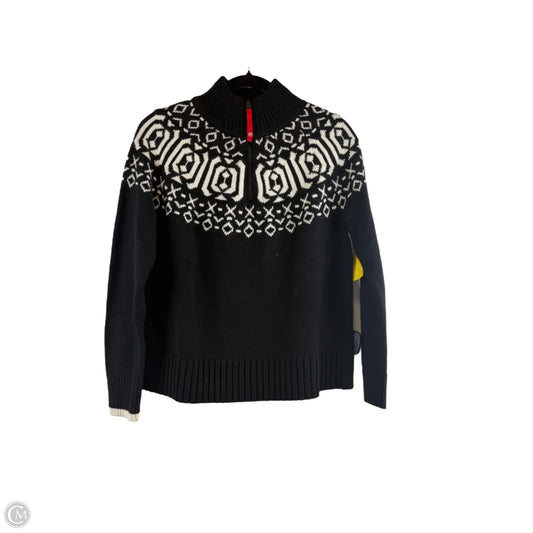 Sweater By Talbots In Black & White, Size: Sp