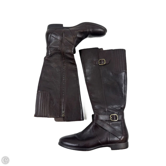Boots Designer By Ugg In Brown, Size: 8