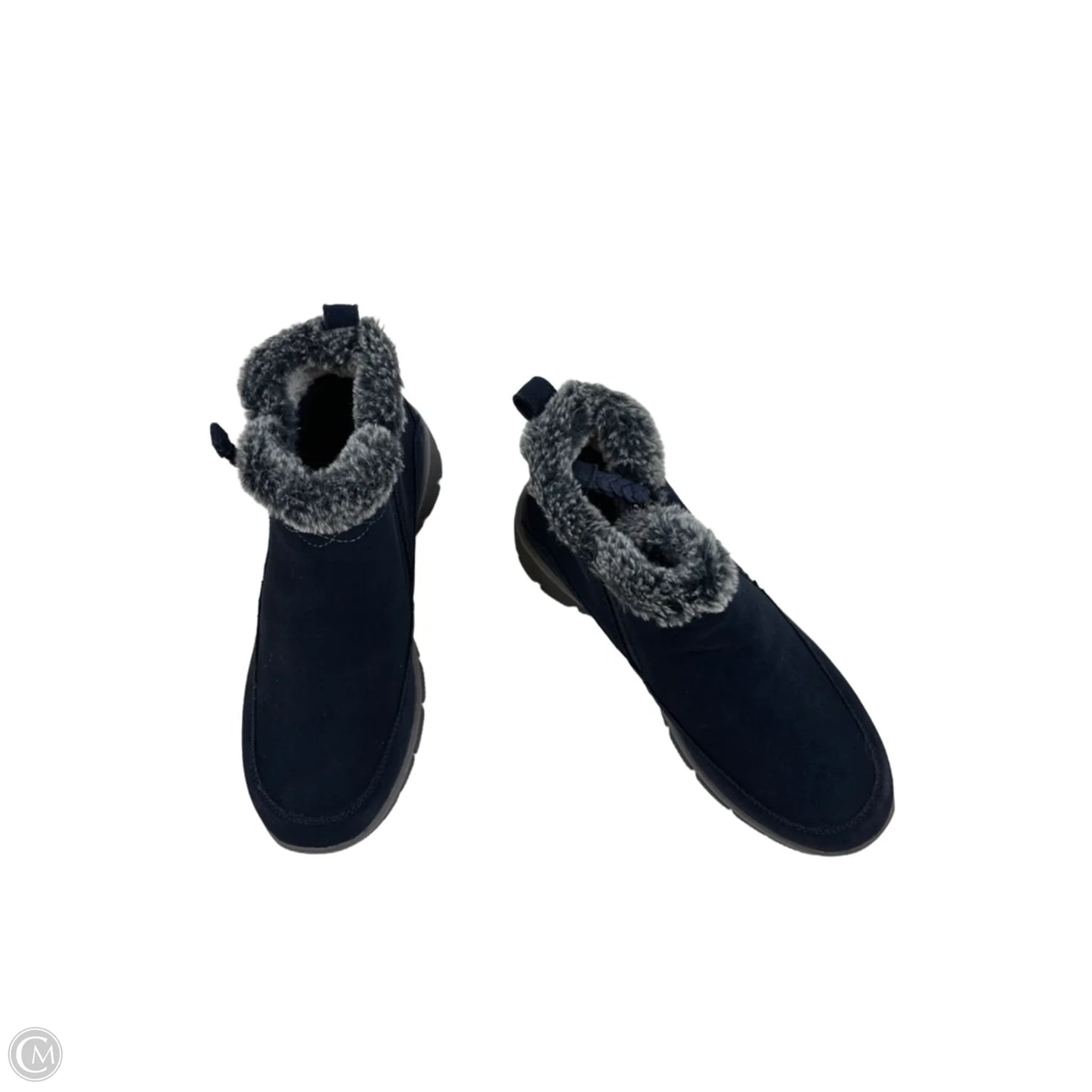 Boots Ankle Flats By Skechers In Navy, Size: 7.5