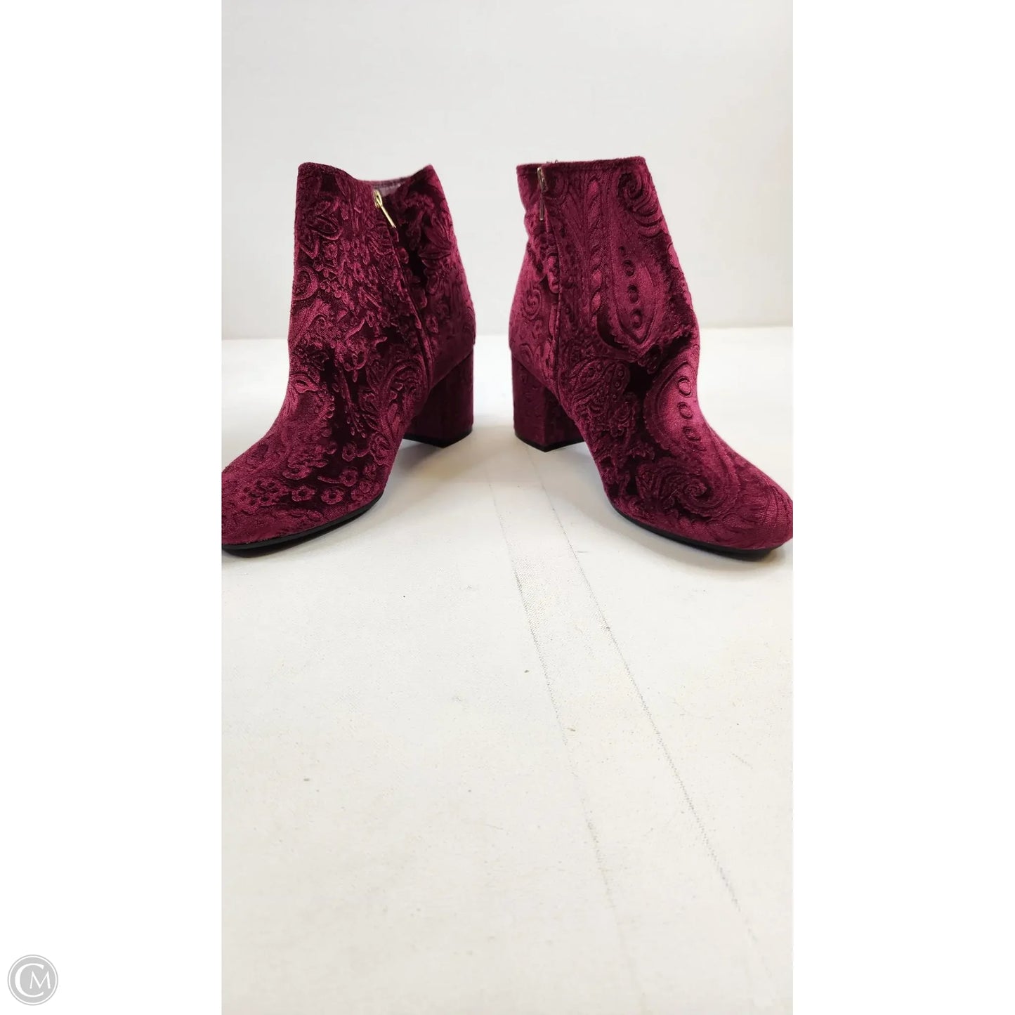 Boots Ankle Heels By Zigi Soho In Pink, Size: 9.5