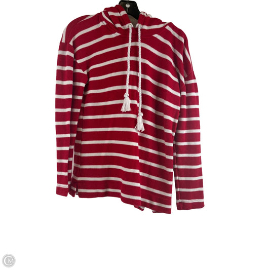 Top Long Sleeve By Talbots In Red & White, Size: Xs