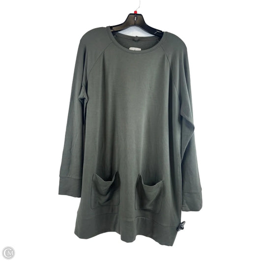 Tunic Long Sleeve By Lou And Grey In Green, Size: Xl