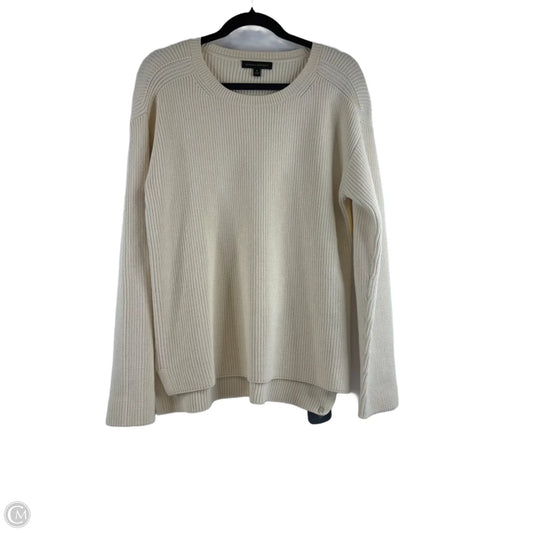 Sweater By Banana Republic In Ivory, Size: M