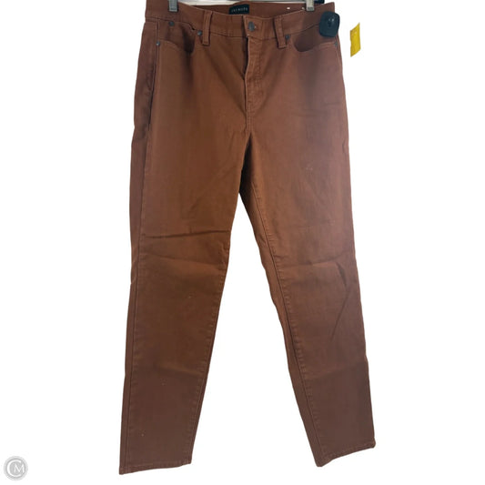 Jeans Straight By Talbots In Brown, Size: 10