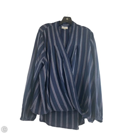 Top Long Sleeve By Loft In Navy, Size: Xl